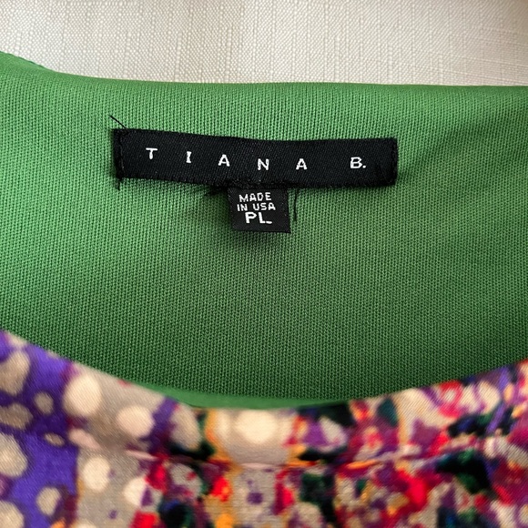 TIANA B.. PL multi-colored midi dress - Picture 6 of 8